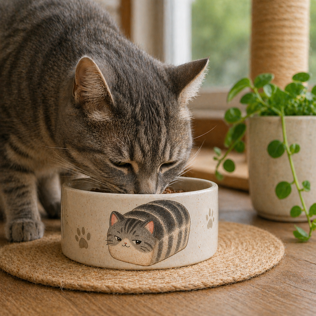 Kawaii Cat Loaf Clipart Adorable Bread Kitten PNG for Stickers, POD