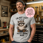 Funny Kawaii Raccoon Designs for Dad T-Shirts Father's Day Print on Demand Artwork