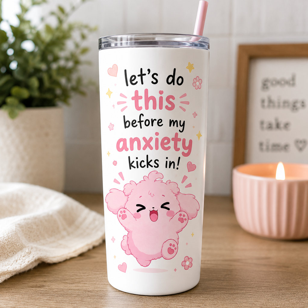 Fluffy Pink Puppy PNG Clipart for Shirts Cute Dog Illustration for Print on Demand