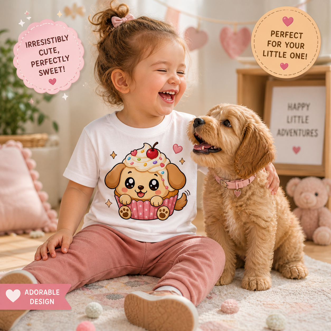 Pastry Puppies PNG Clipart Adorable Kawaii Dessert Dogs
