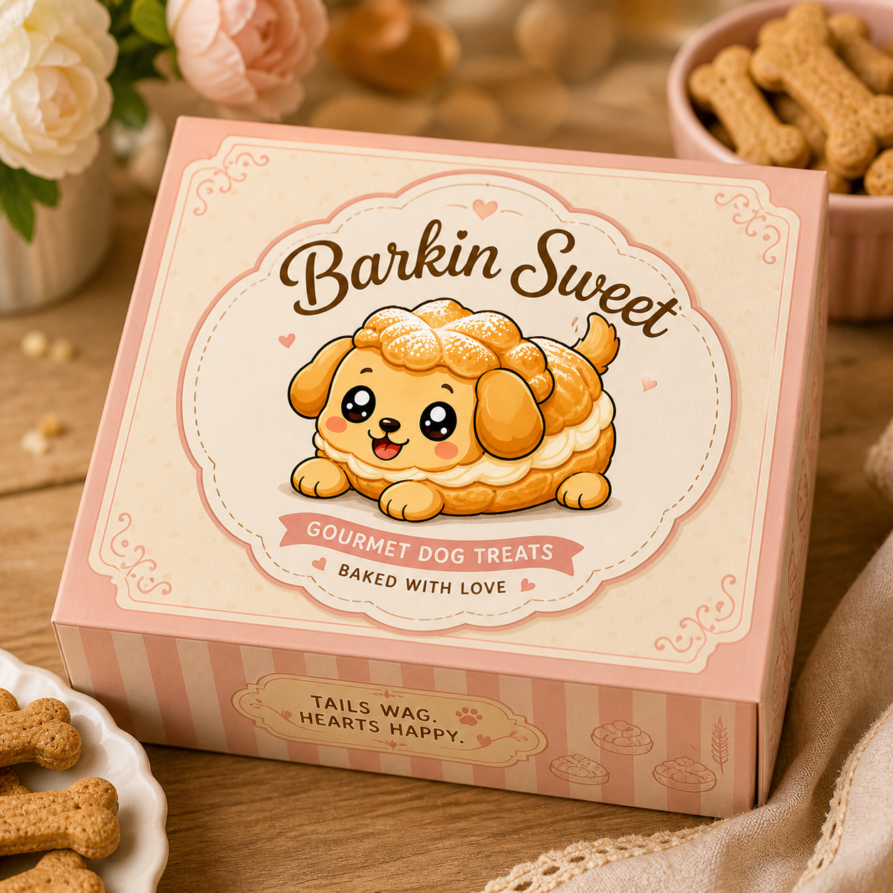 Pastry Puppies PNG Clipart Adorable Kawaii Dessert Dogs